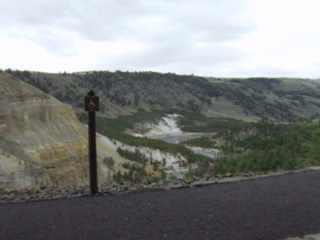 The northern part of Yellowstone.