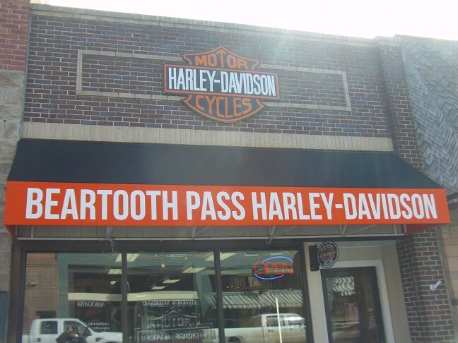 The Beartooth Pass Harley Davidson store.